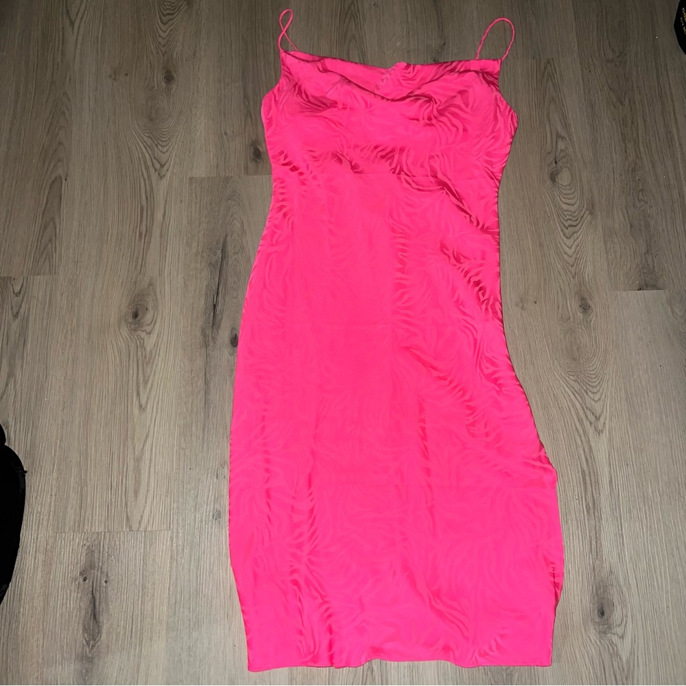 New Look Pink Midi Slip Dress size 10